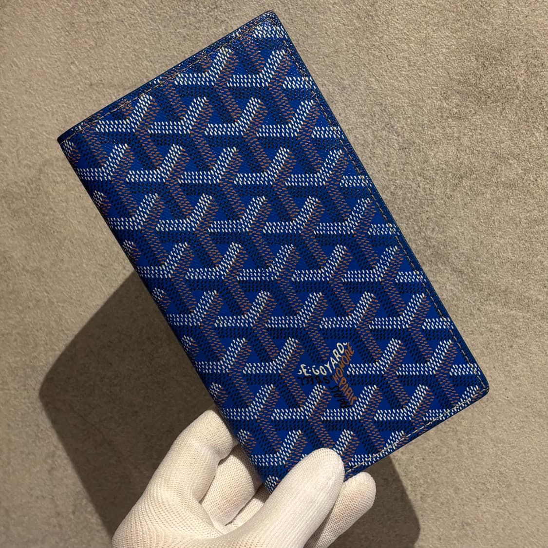 S OS사이즈 고야드 생로슈 장지갑 블루 (풀구성) 상품이미지1