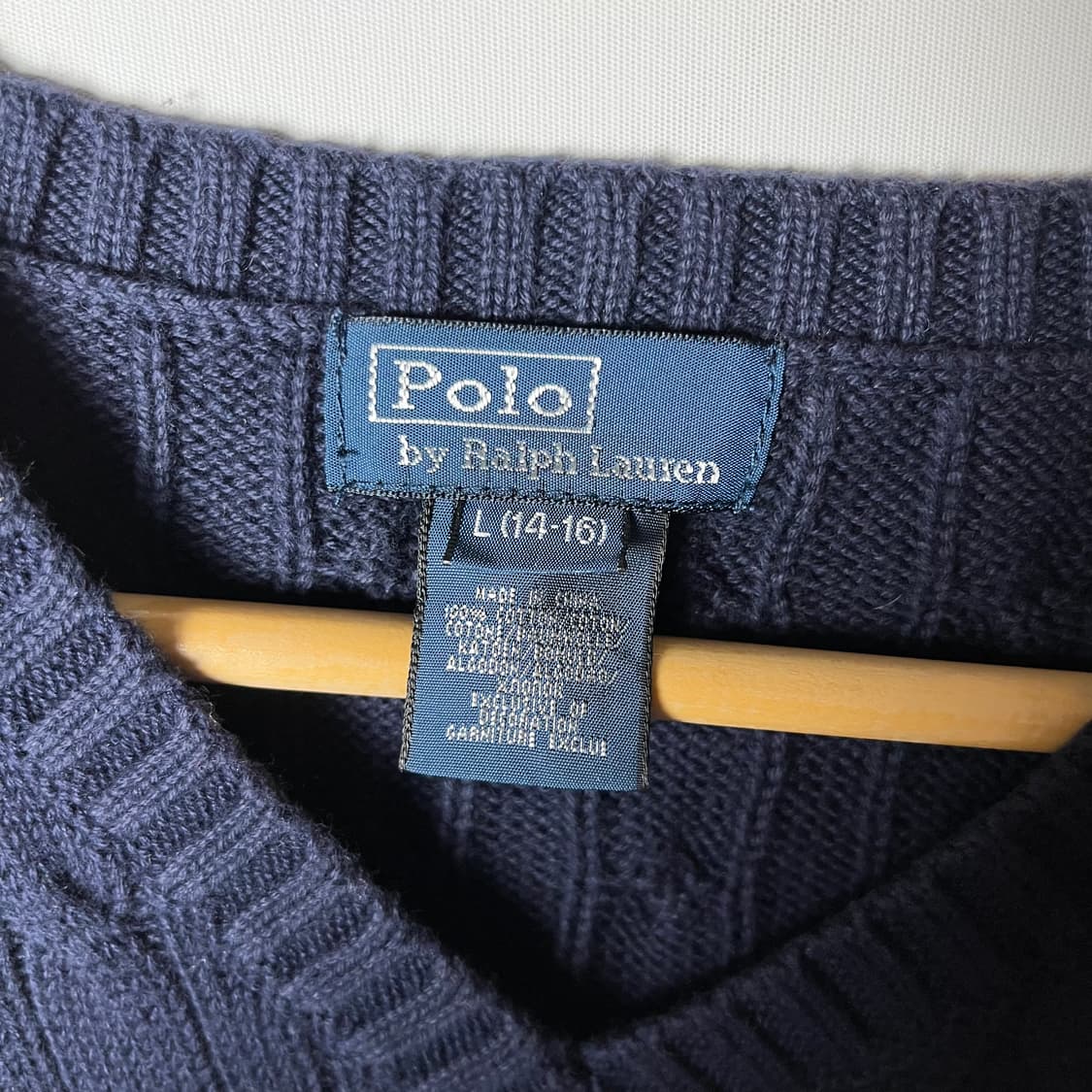 [Polo] 폴로랄프로렌 케이블 니트 베스트 상품이미지3