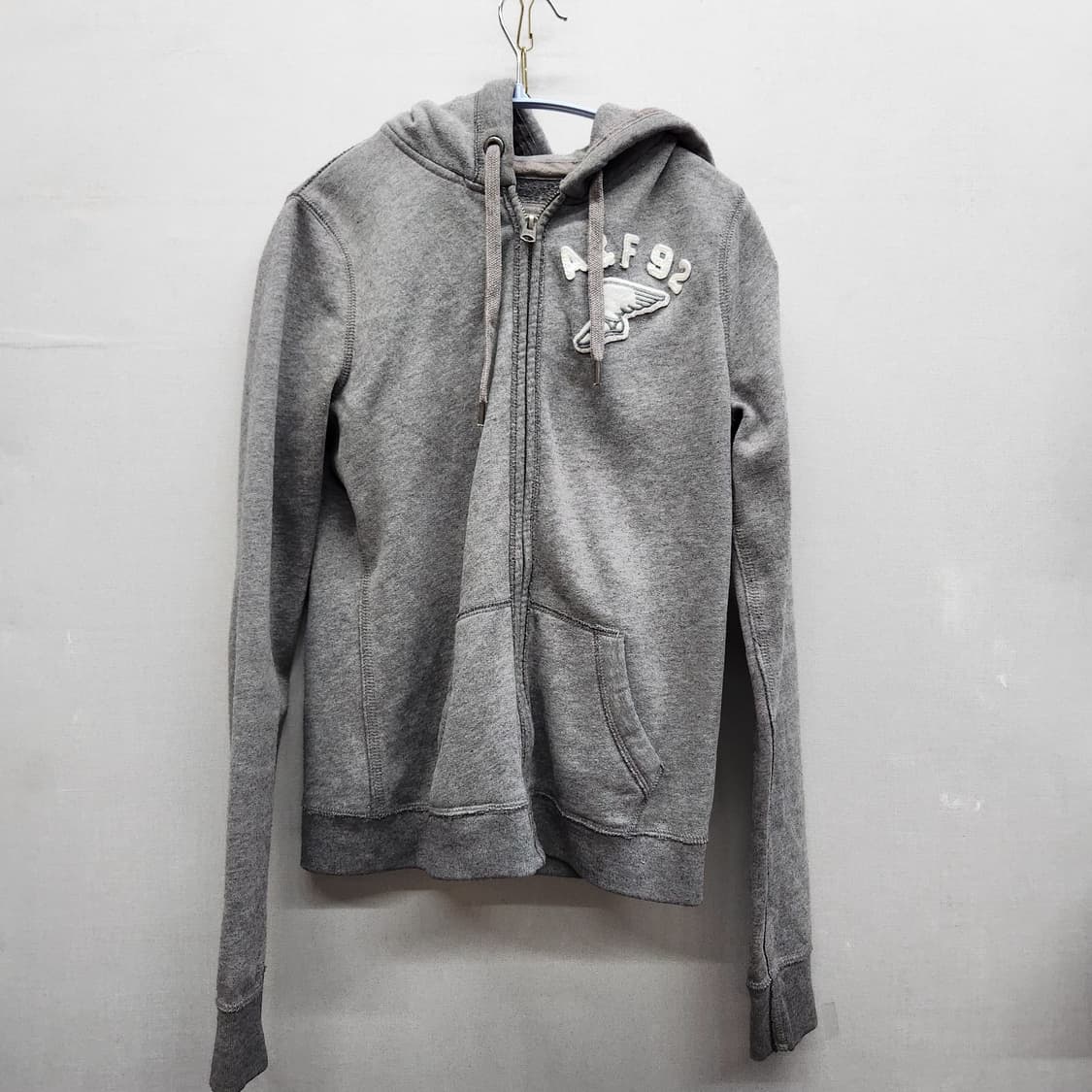 아베크롬비 로고 패치 후드집업 S(S) 상품이미지1