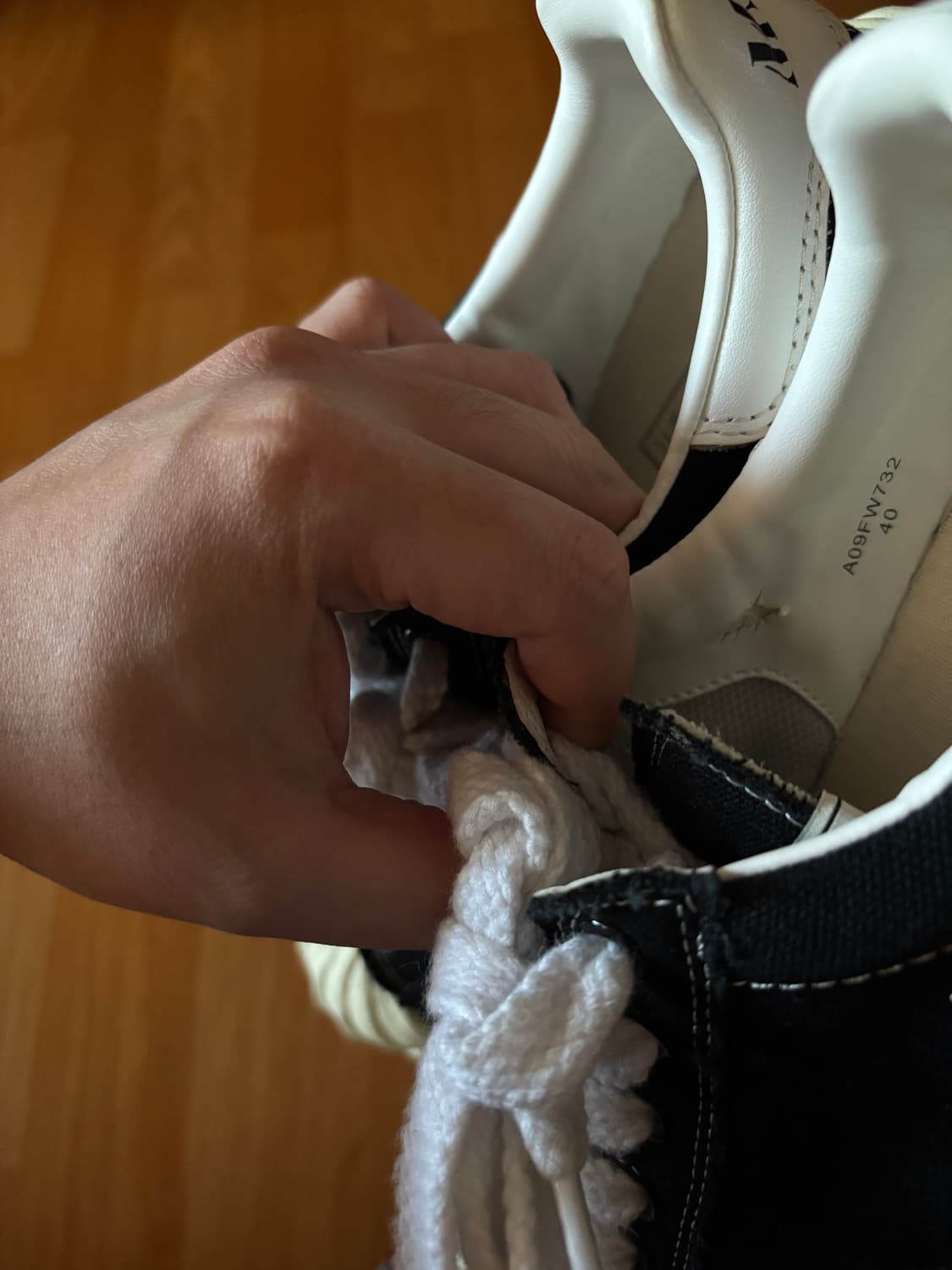 메종미하라 야스히로 블레이키 스니커즈 블랙 40 상품이미지4