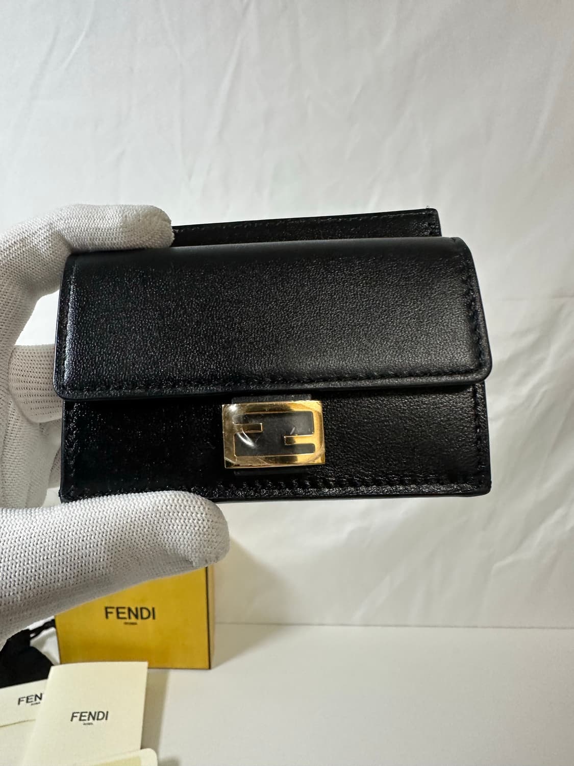 펜디 바게트 카드지갑 블랙 (OS) 상품이미지2