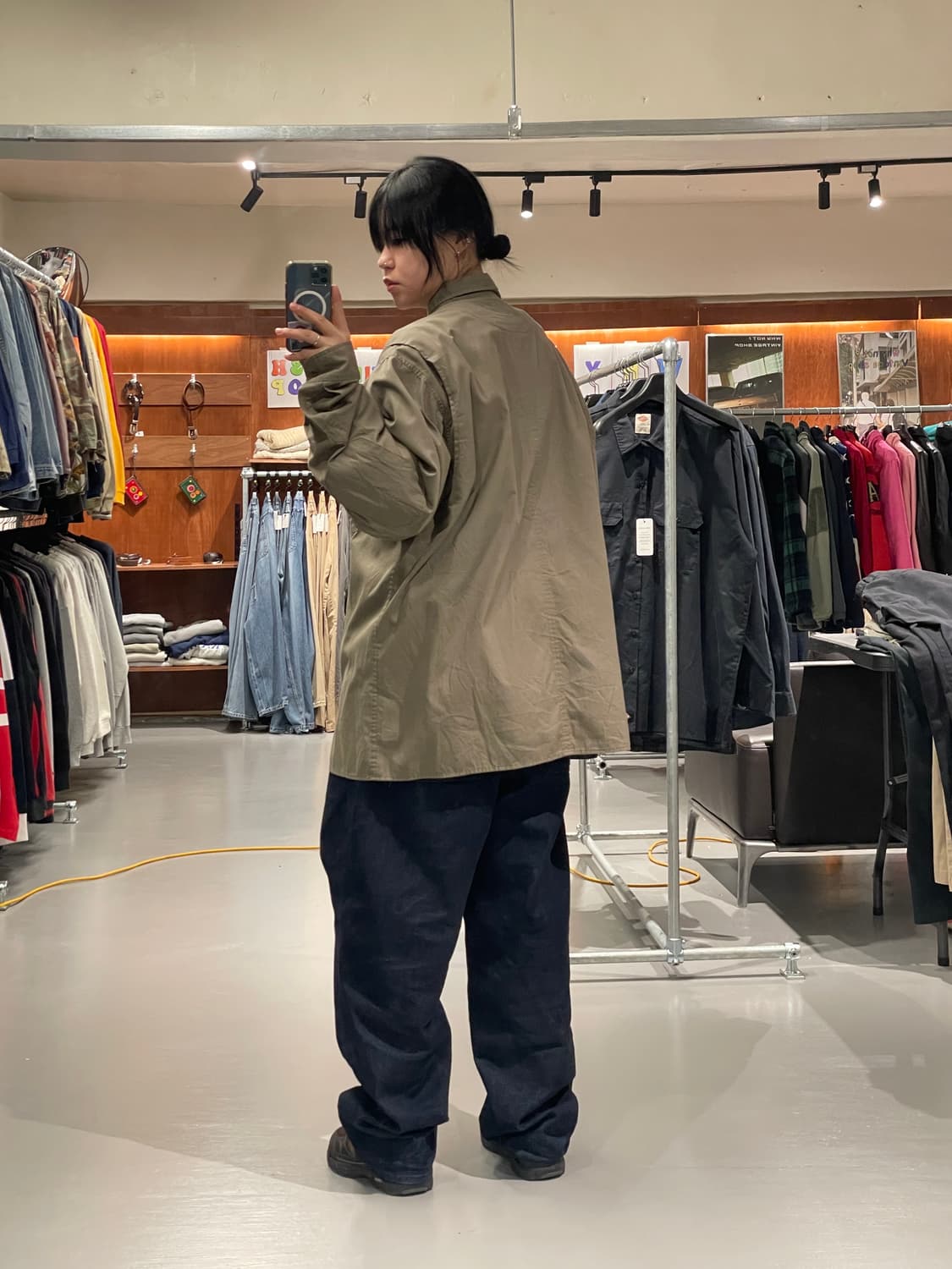 디키즈 매카닉 워크 셔츠(카키브라운)   상품이미지6