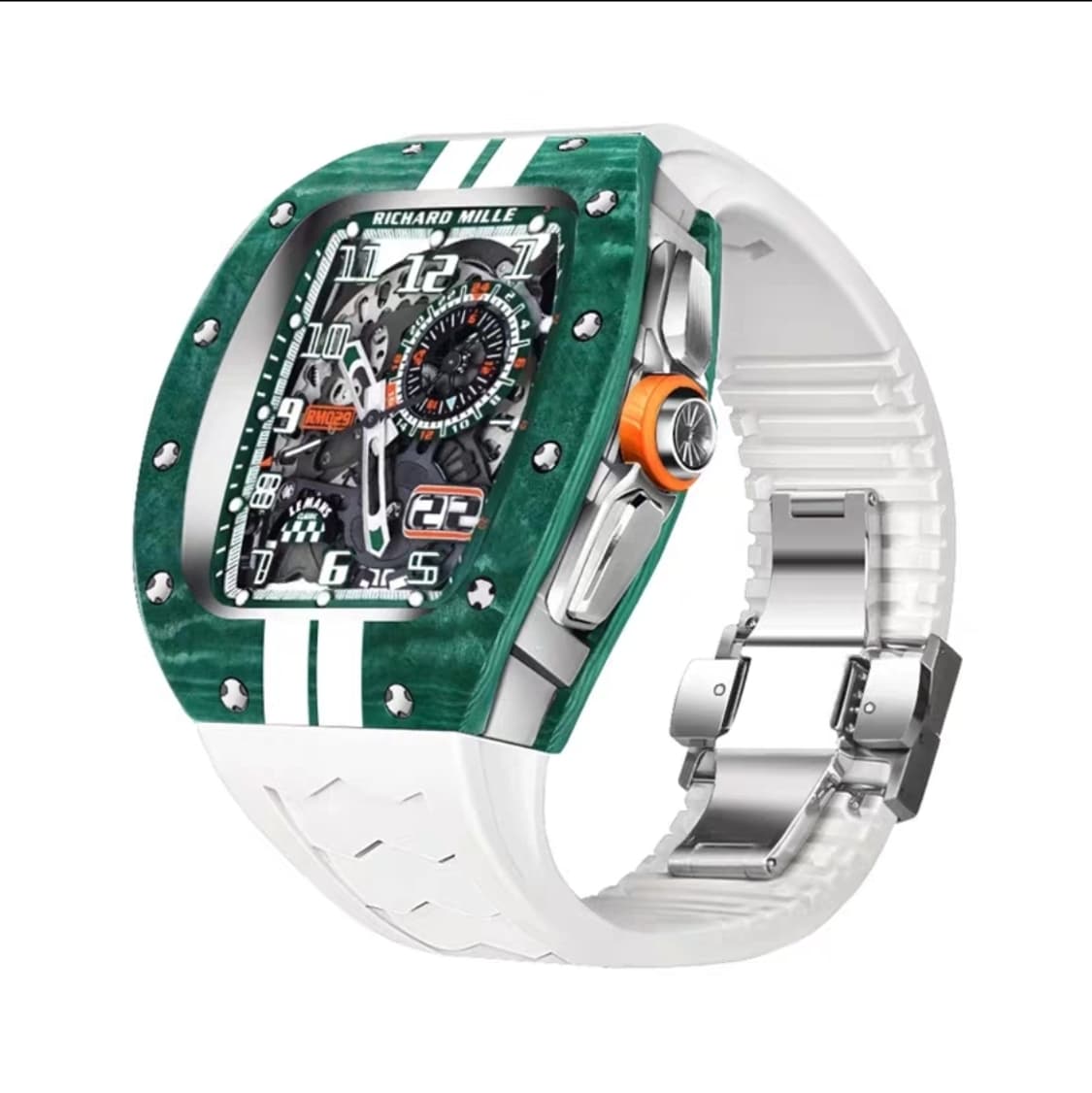 Oceanora 리차드밀 카본파이버 애플워치 스트랩 (44/45mm) 상품이미지3