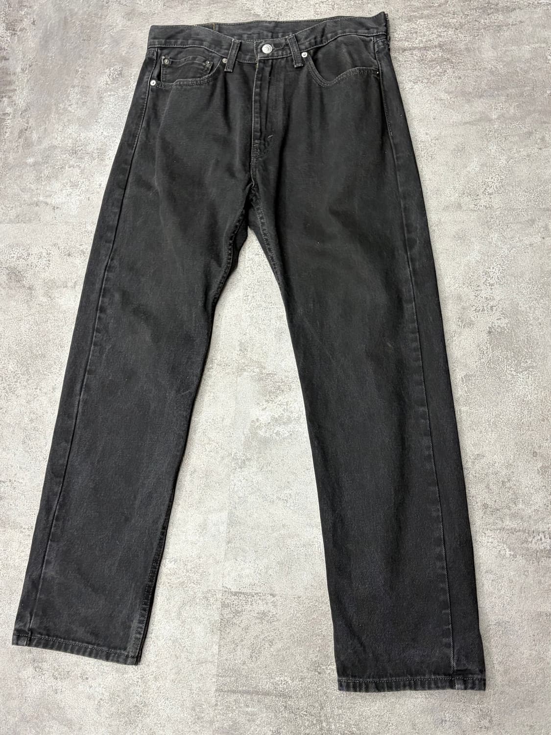 Levis 리바이스 505 흑청 데님 팬츠 상품이미지3