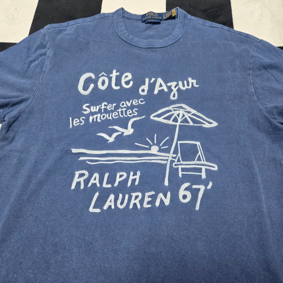 S 폴로랄프로렌 클래식 그래피티 엠브로이드 반팔 티셔츠  상품이미지2