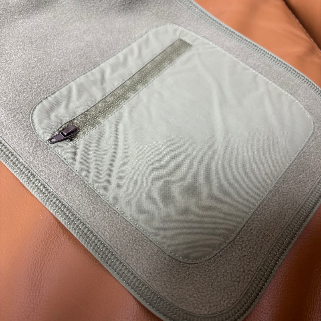 슈프림 머플러 목도리 카키 인사이드 포켓 상품이미지6