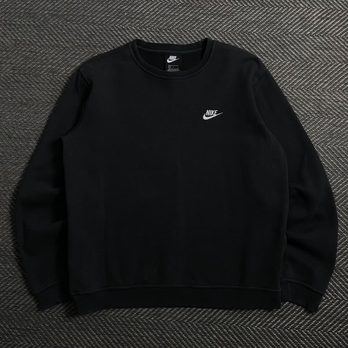 나이키 스우시 크루넥 스웻 맨투맨 블랙y 4424 상품이미지2