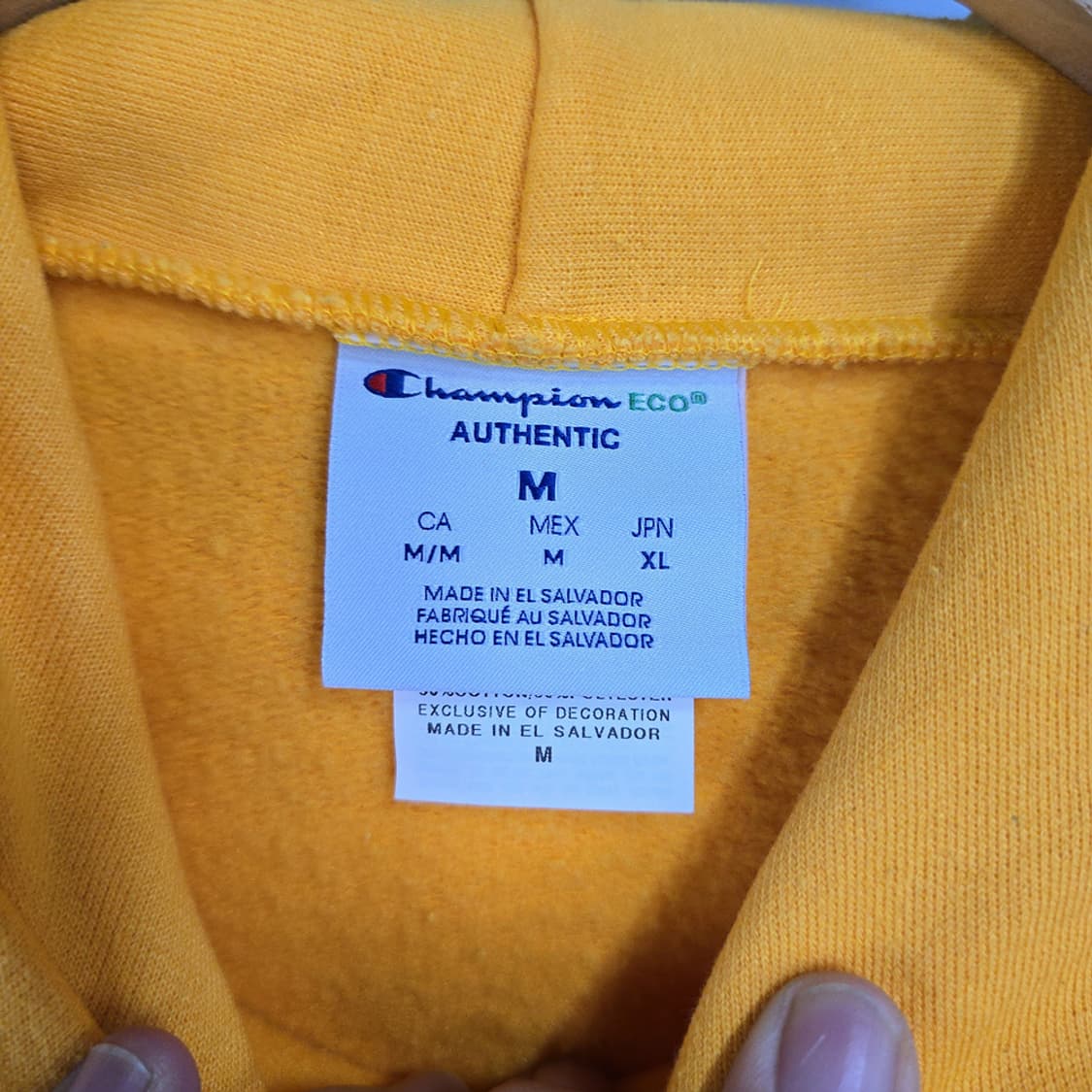 챔피온 에코 오센틱 후드 M 상품이미지6