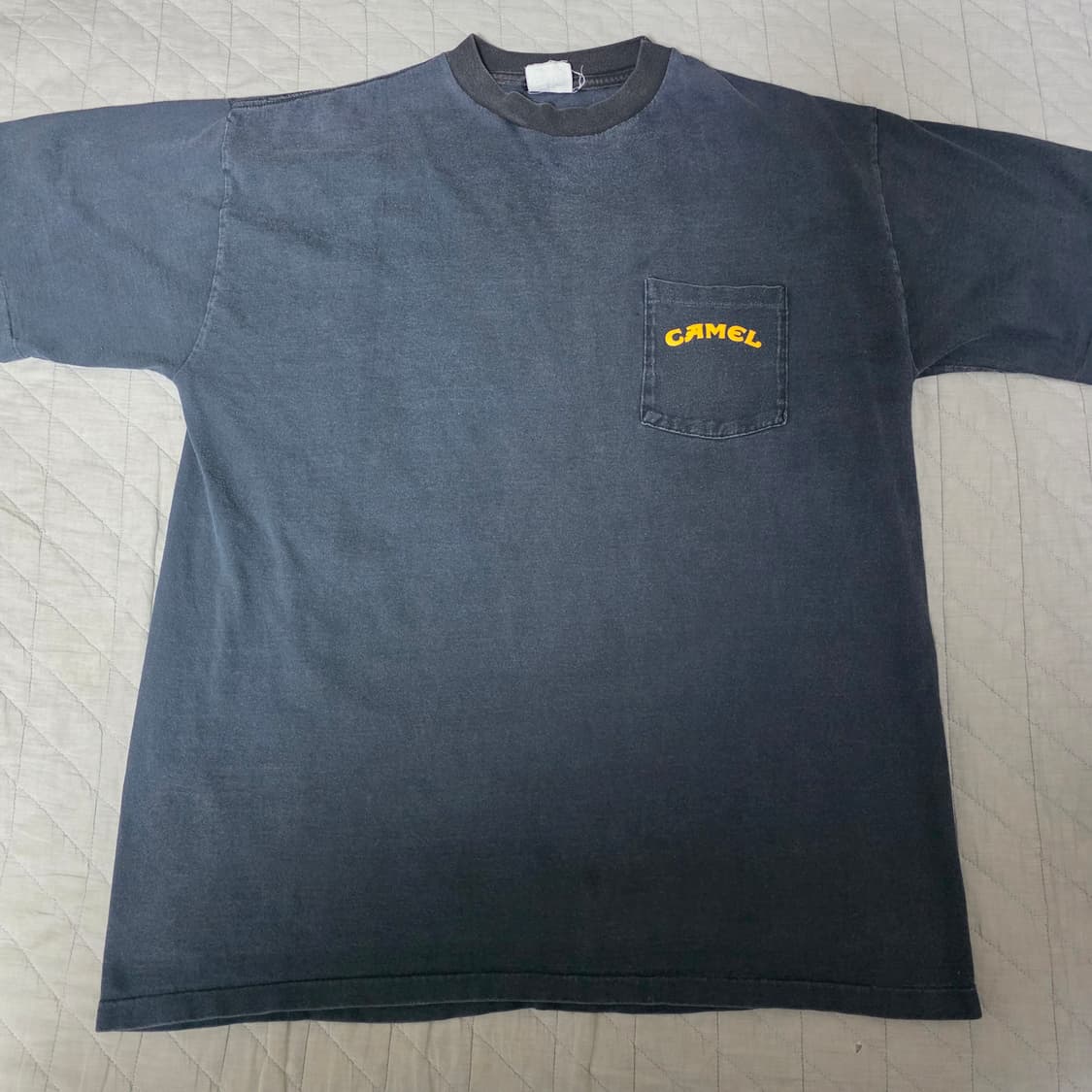 [XL] 90s 빈티지 카멜 프로모 본 투비 스무스 포켓 티셔츠 투톤 상품이미지5