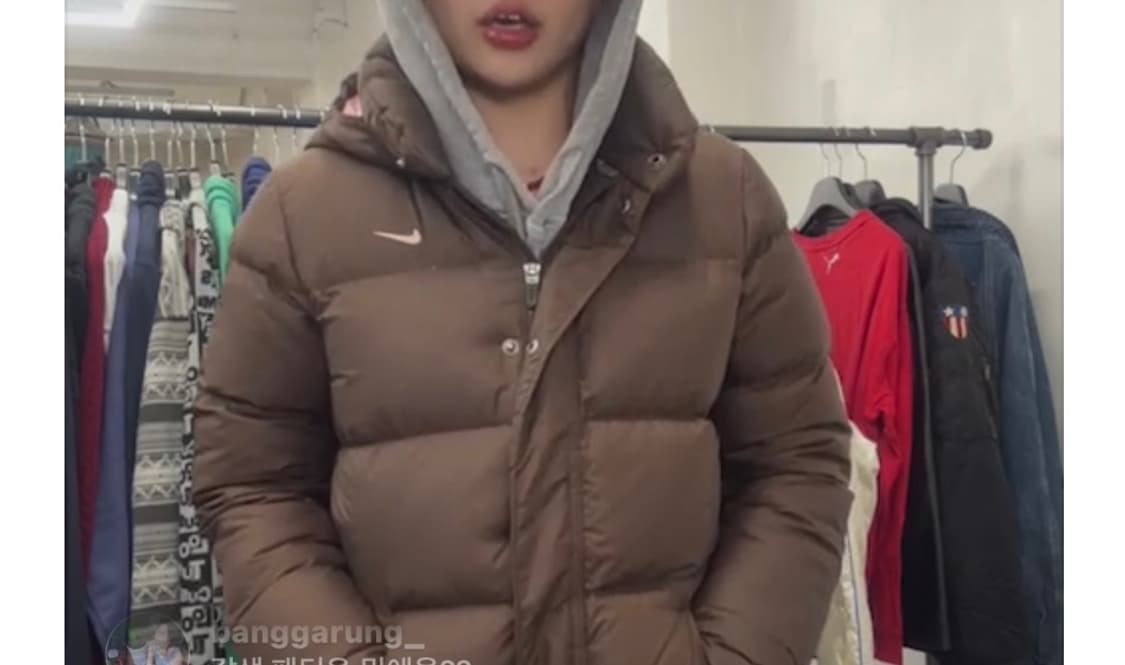 나이키 브라운 패딩 상품이미지1