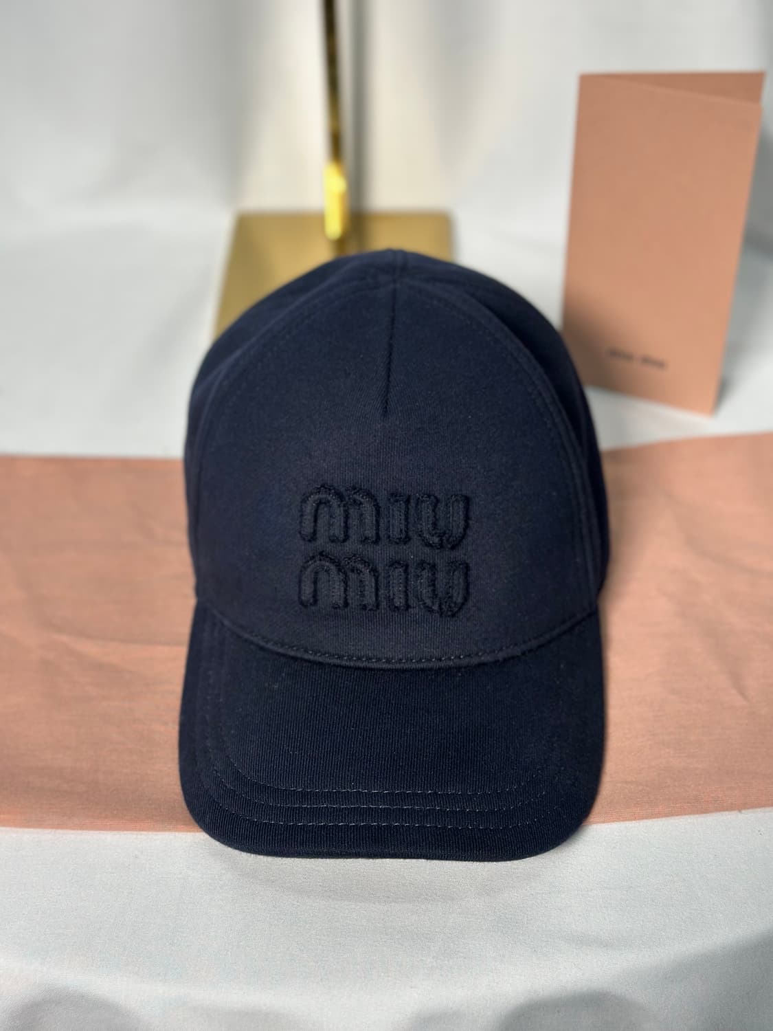 미우미우 데님 베이스볼캡 새상품 상품이미지1