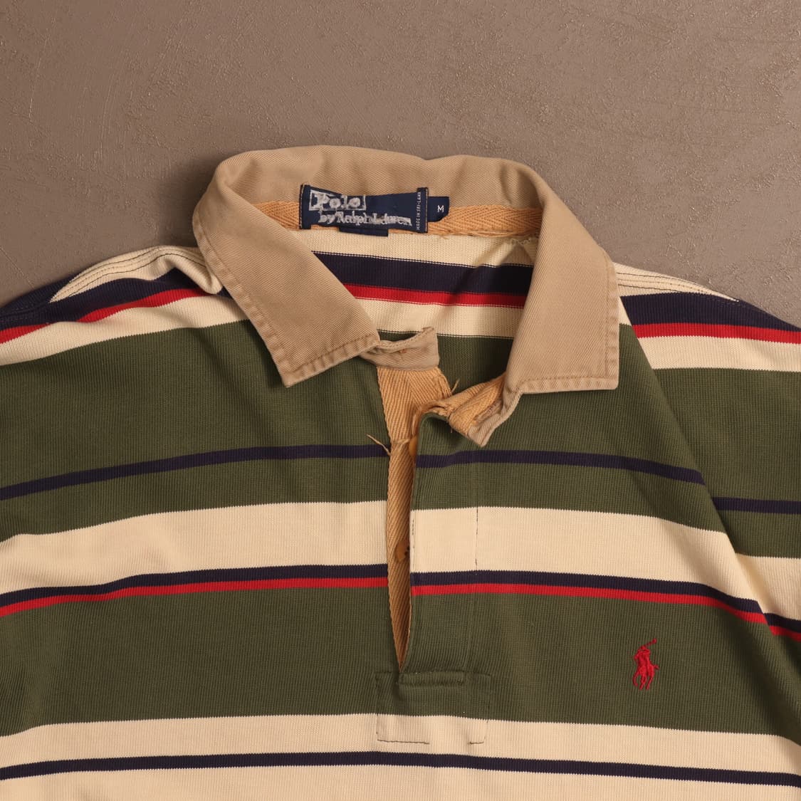 90S 폴로 랄프로렌 단가라 럭비티 롱슬리브 A814 상품이미지2
