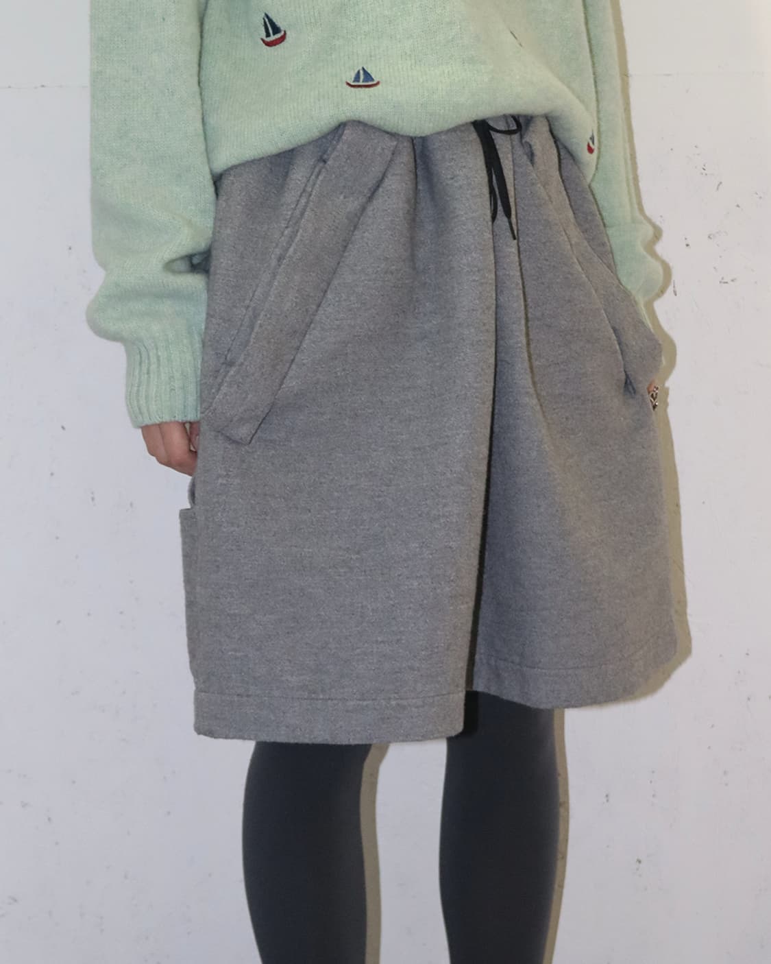 버나드 윌헴 슈슈 스커트 그레이 상품이미지2