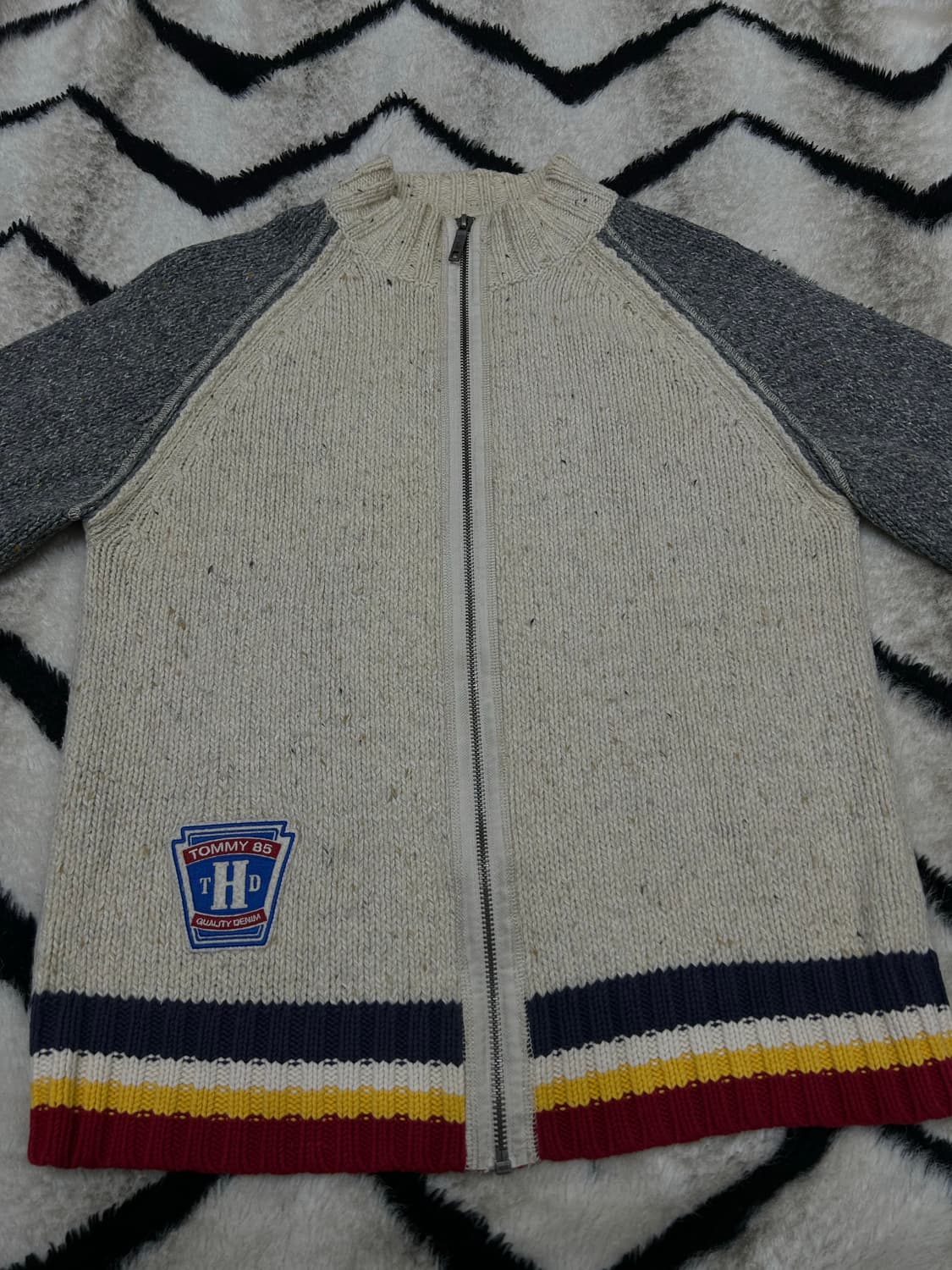 [S]타미힐피거 85컬렉션 풀집업 니트 상품이미지3