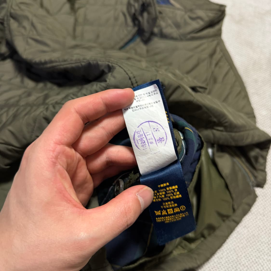 폴로 랄프로렌 퀼팅 경량패딩 자켓 상품이미지7