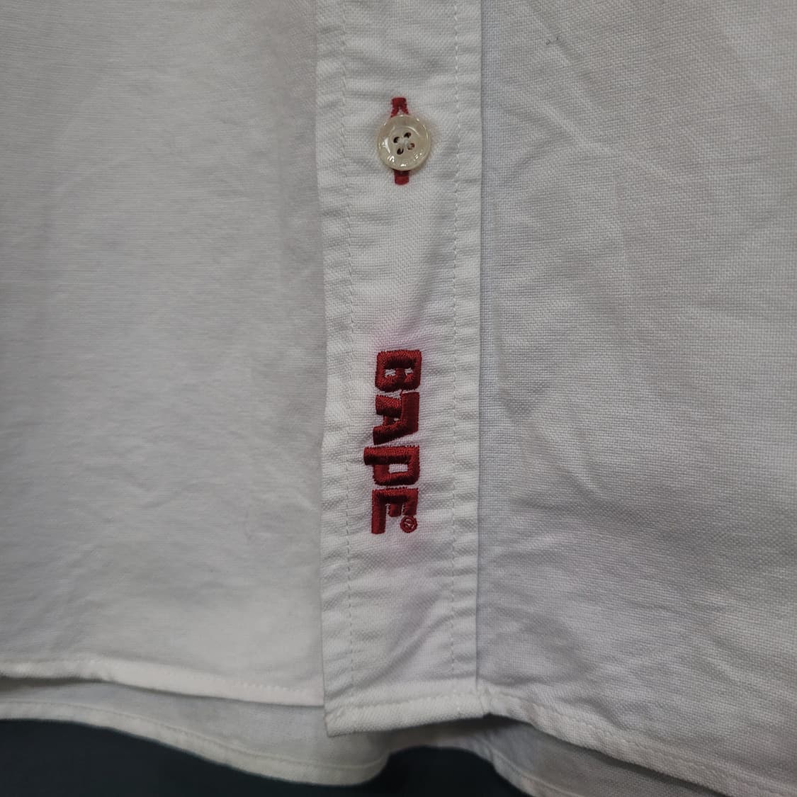 bape oxford patch shirt 베이프 옥스포드 패치 셔츠 상품이미지5