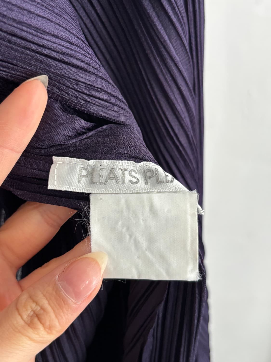 Pleats Please 플리츠플리즈 퍼플 오픈 롱 가디건  상품이미지8