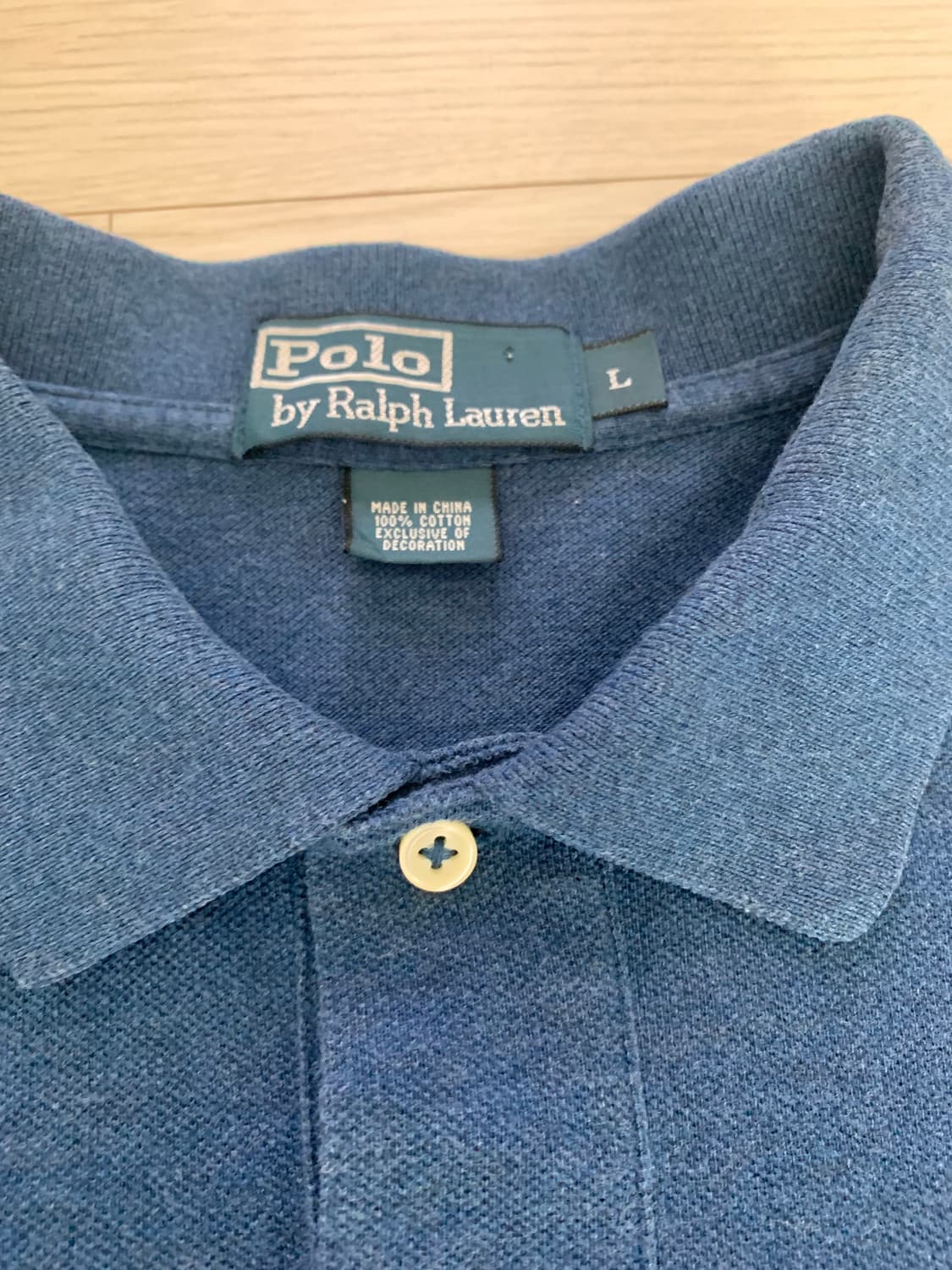 폴로 랄프로렌 네이비 반팔 카라티 상품이미지3