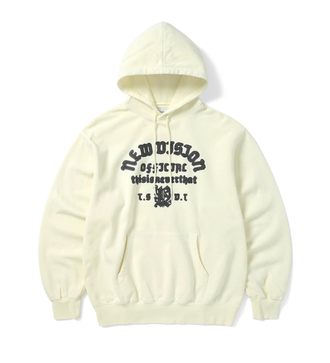 디스이즈네버댓 후드티New Vision Crack Hoodie Ivory 상품이미지1
