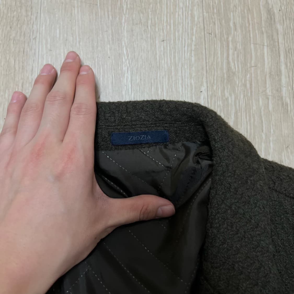 지오지아 남성 투버튼 싱글 코트 L/100  상품이미지4