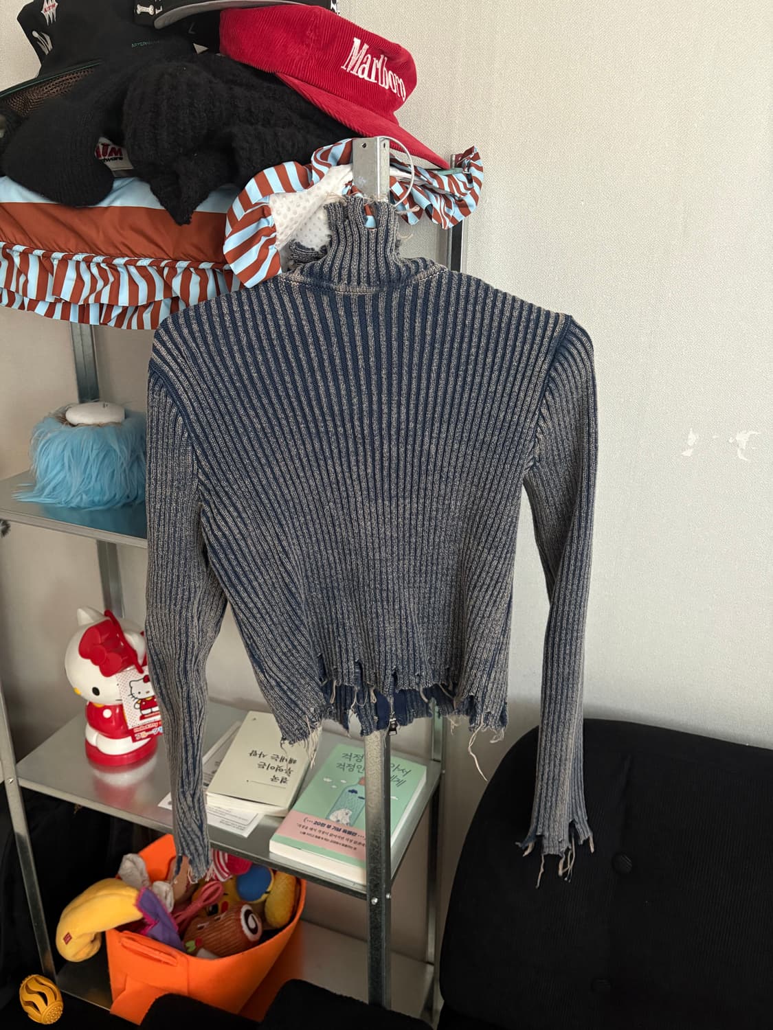 빈티지 데미지 집업 상품이미지2