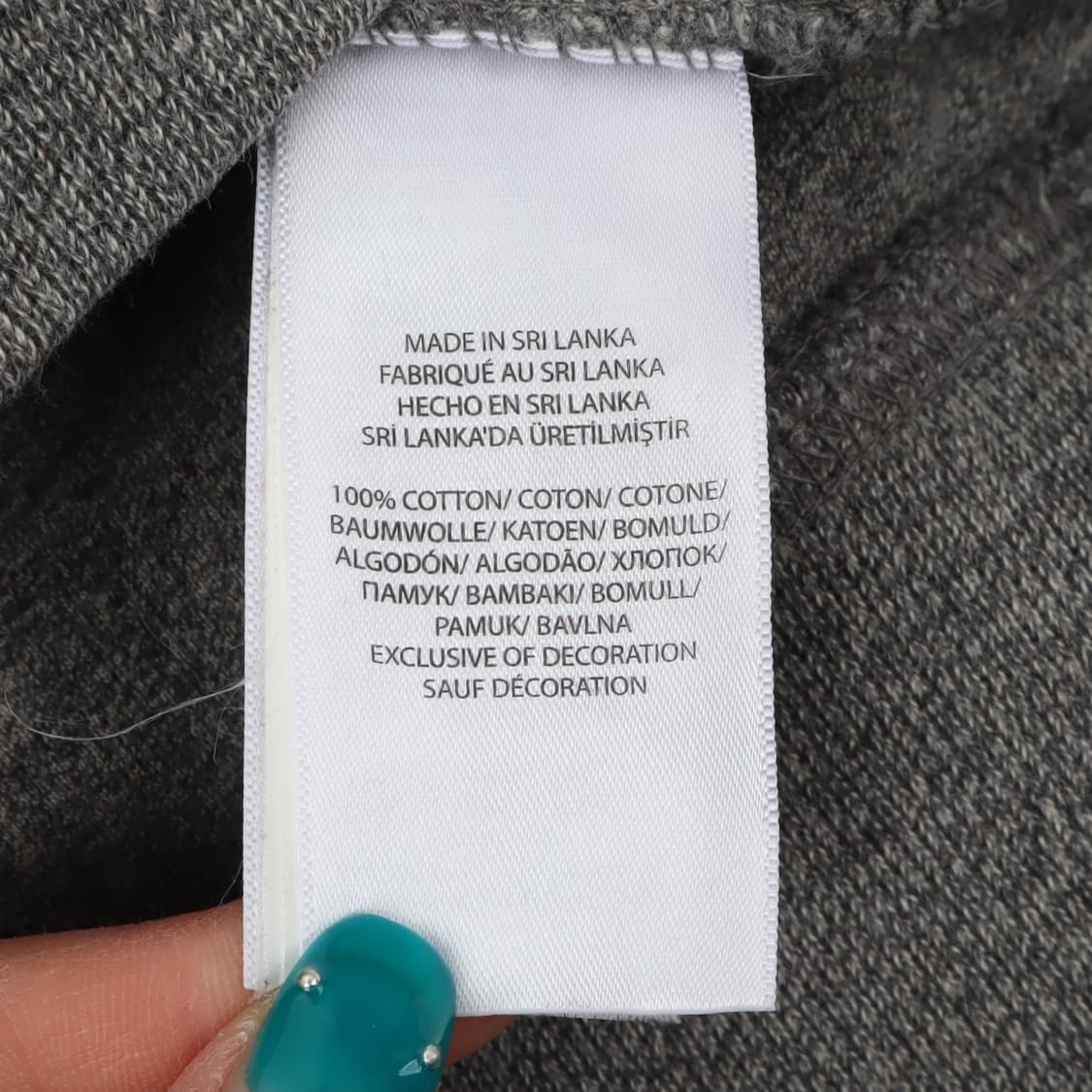 폴로 랄프로렌 그레이 숄카라 코튼 니트 상품이미지9