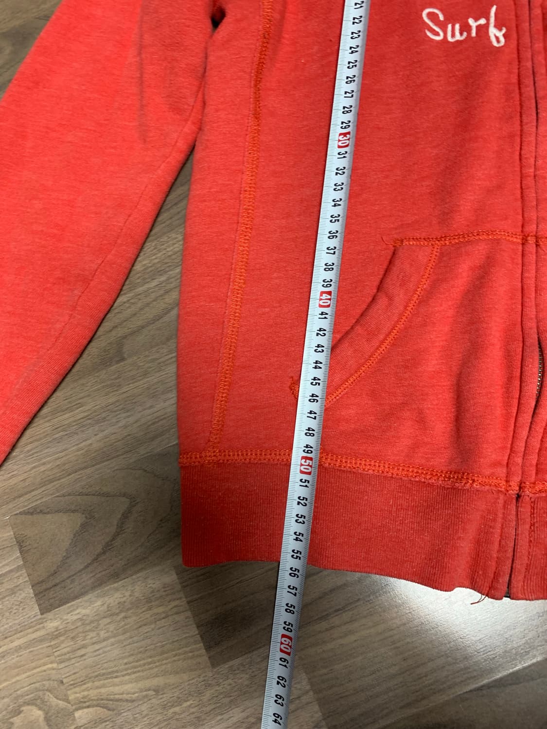 홀리스터후드집업,주황,M 상품이미지6