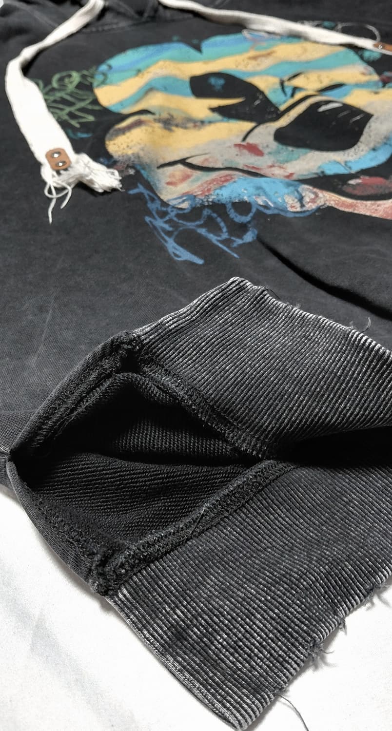 [ONE WAY] 원웨이 빈티지 미키 피그먼트 데미지 후드티 상품이미지5