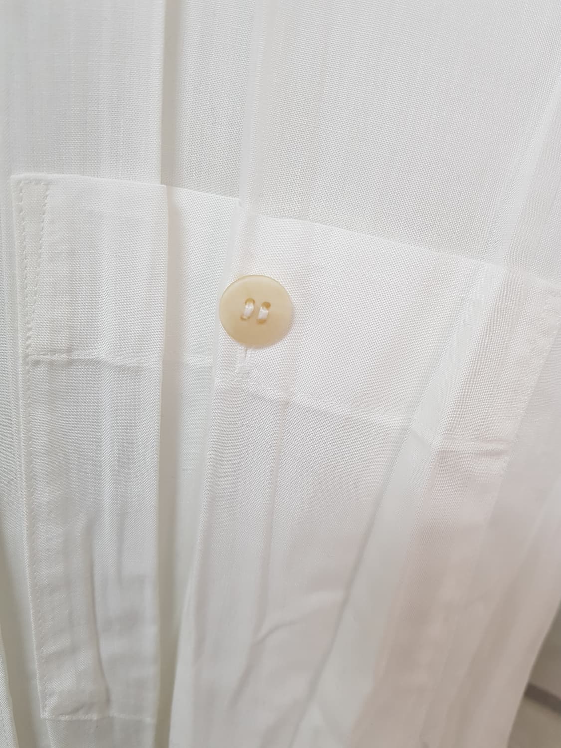 [1/95~100] 이세이미야케 맨 플리츠셔츠 화이트 상품이미지5