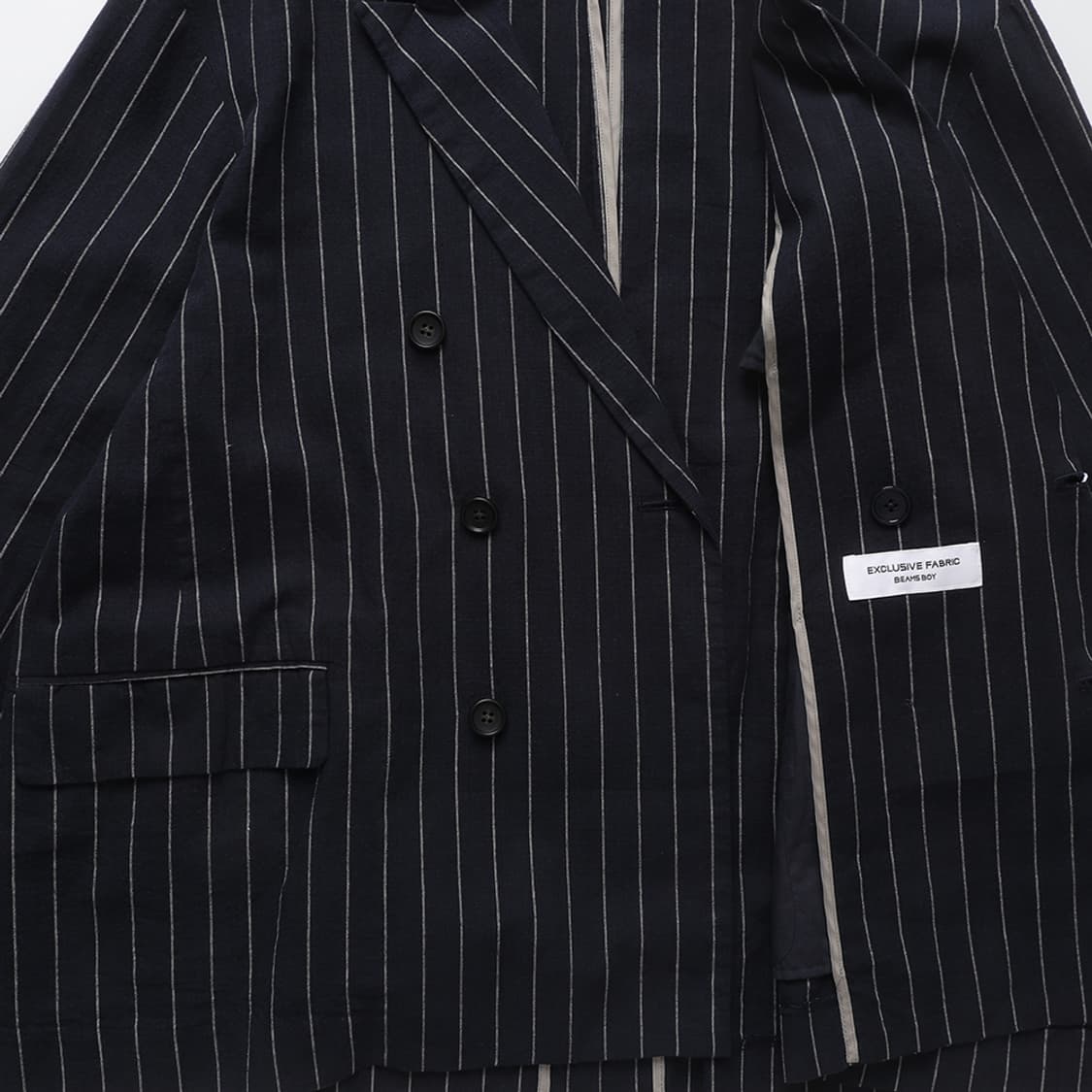 빔즈보이 BEAMS BOY Pinstripe Jacket 상품이미지10