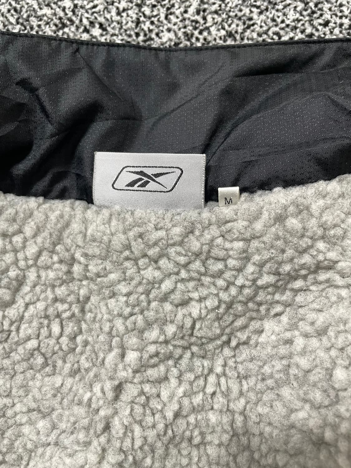 빈티비9. 일본빈티지 리복 자수 벤치코트 돕바 기모 플리스 바람막이 상품이미지4