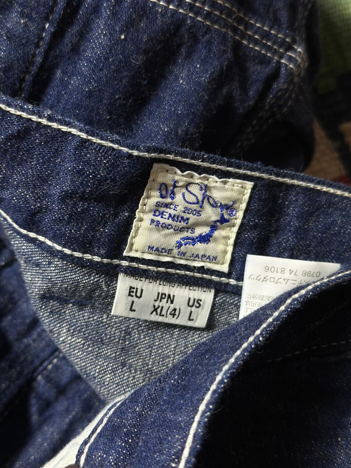 Orslow 오어슬로우 데님 페인터 팬츠 L 상품이미지3