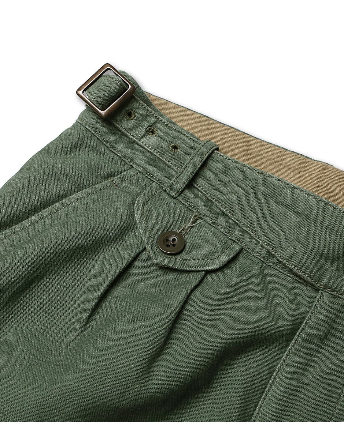 케네스 필드 [Kenneth Field] 올리브 코튼 테이퍼드 구르카팬츠 상품이미지4