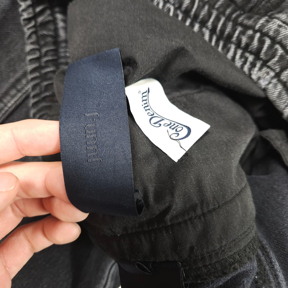 준지 흑청 조거팬츠  상품이미지7