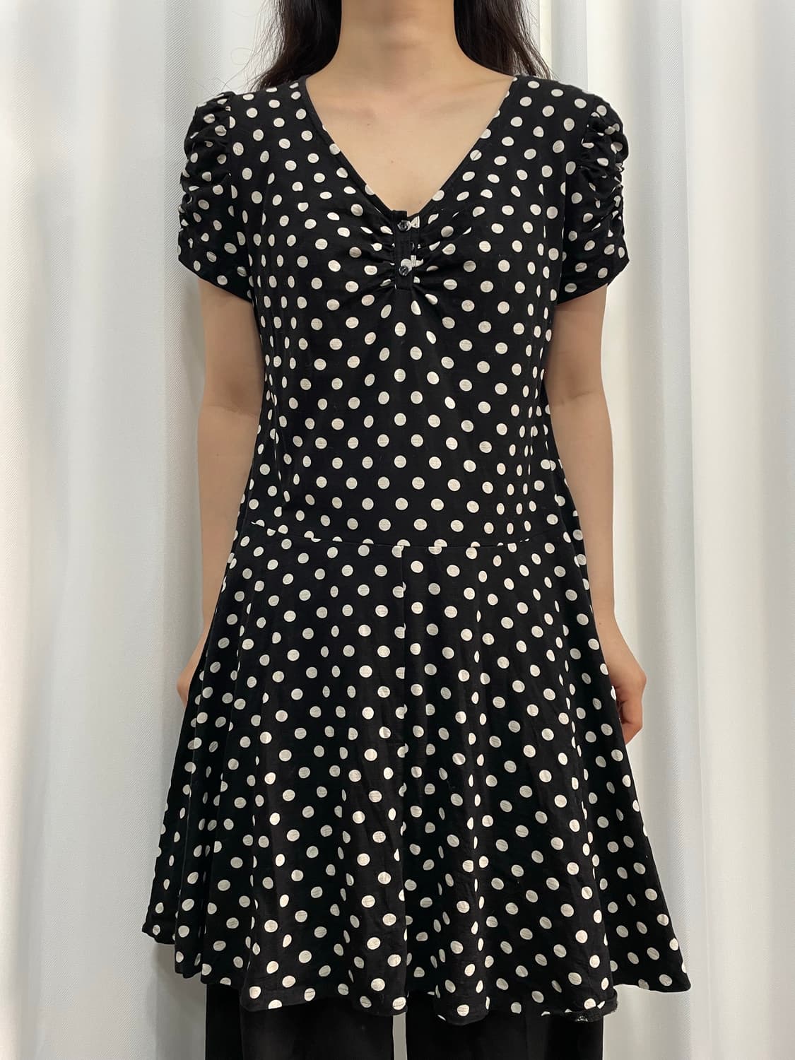 dot design dress 상품이미지1