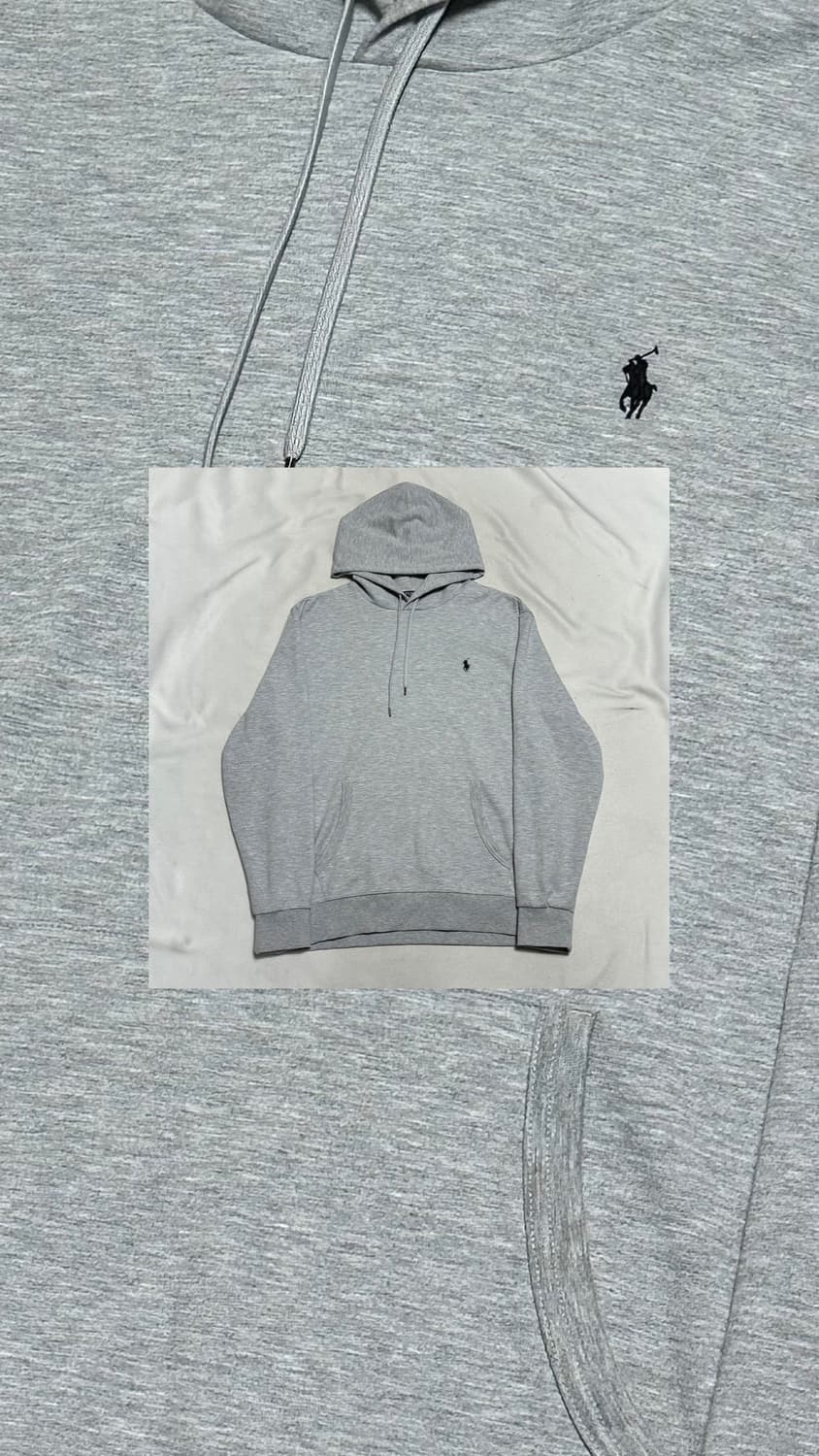 폴로랄프로렌 그레이 후드티 상품이미지1
