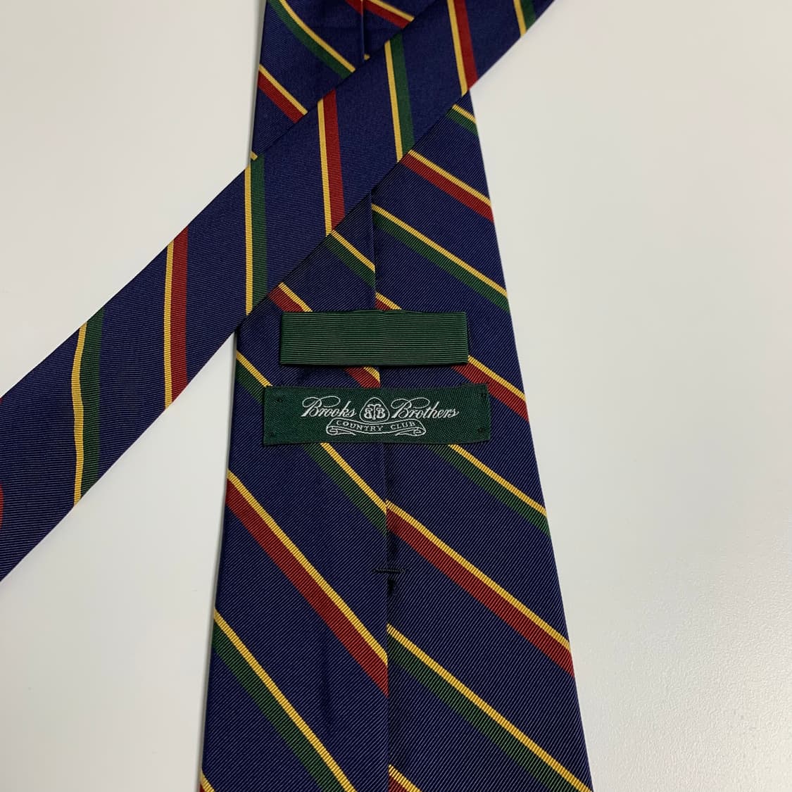브룩스브라더스 스트라이프 100실크 클래식 정장넥타이 A-A+등급 상품이미지5