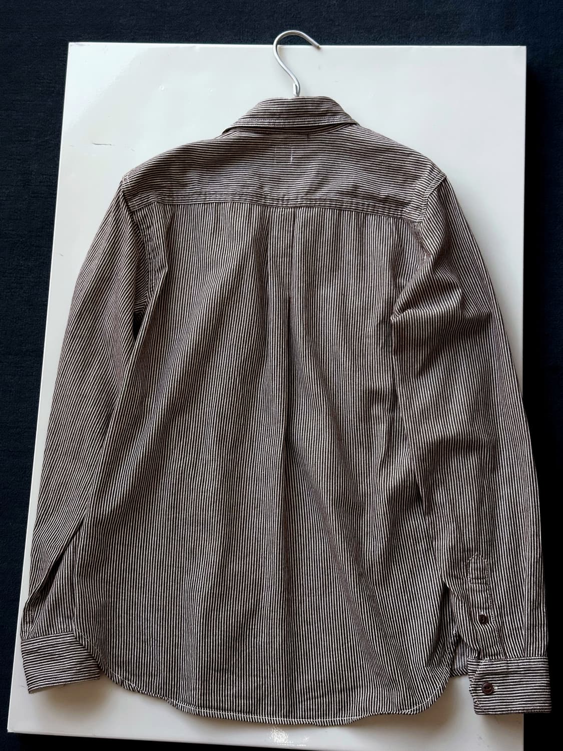 Cotton work design L/S shirt 상품이미지5