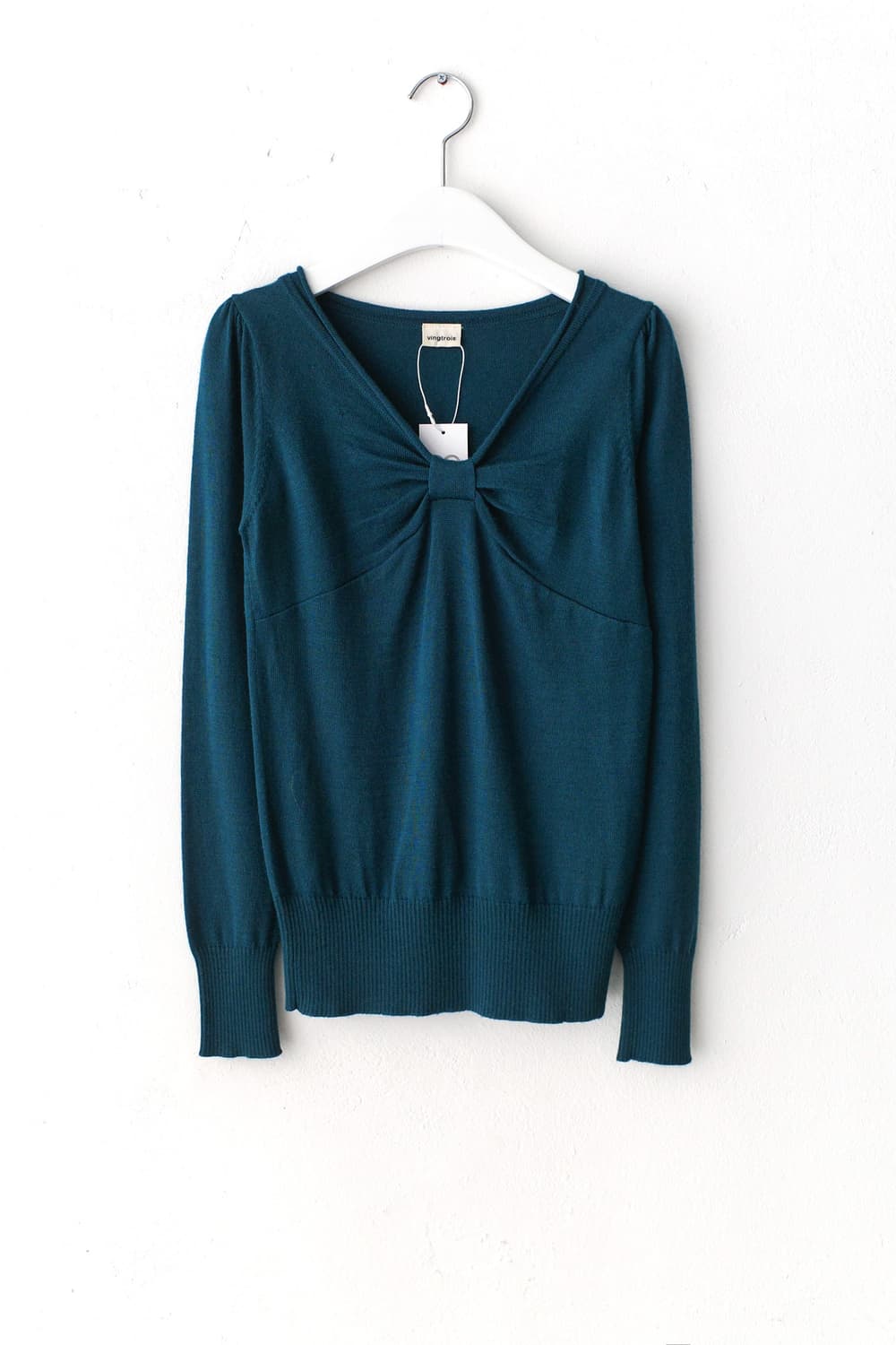 ribbon shirring knit 상품이미지1