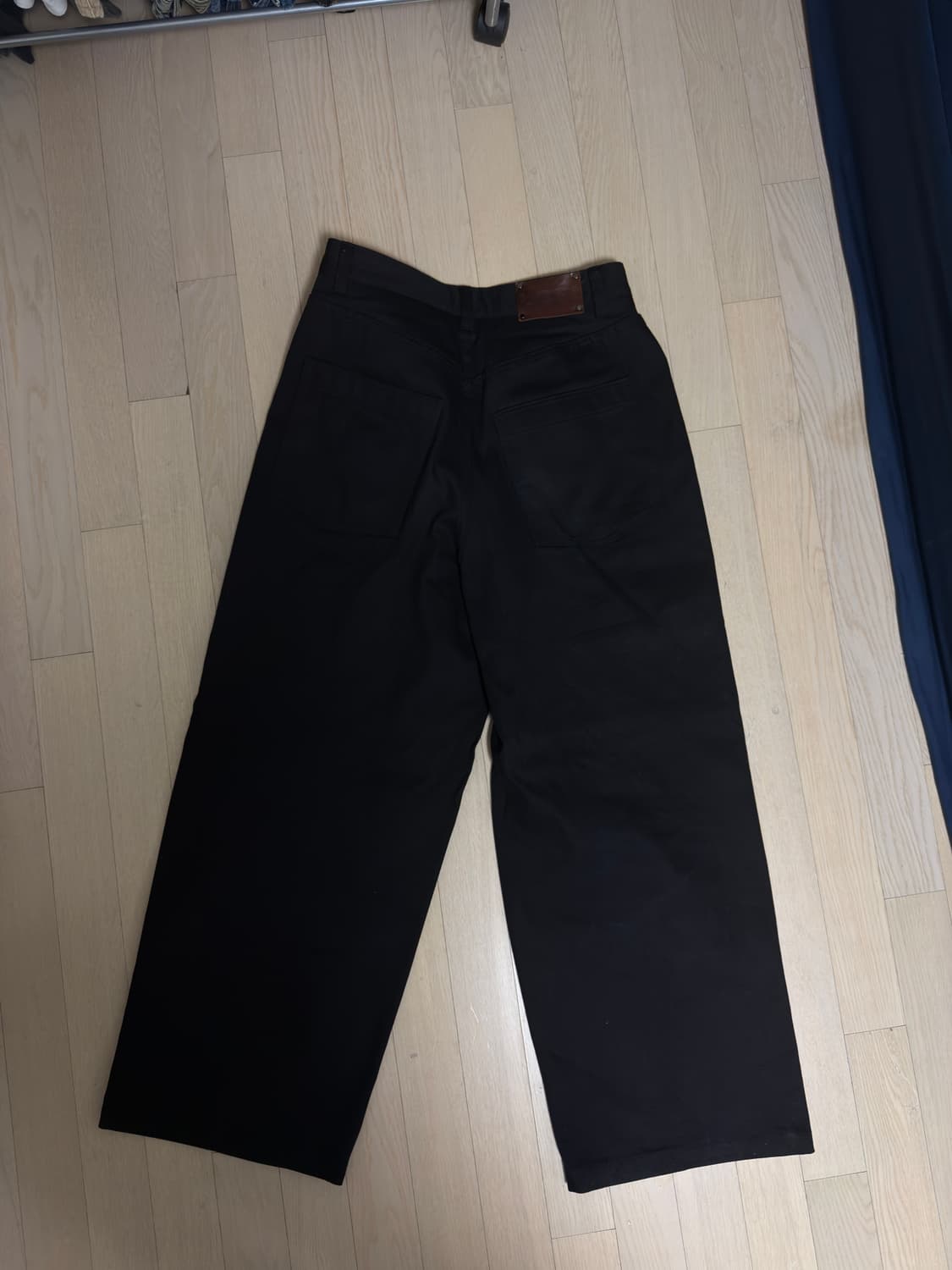 로파이/ 제플린 맥스 와이드 치노팬츠 / 블랙 / L 상품이미지4