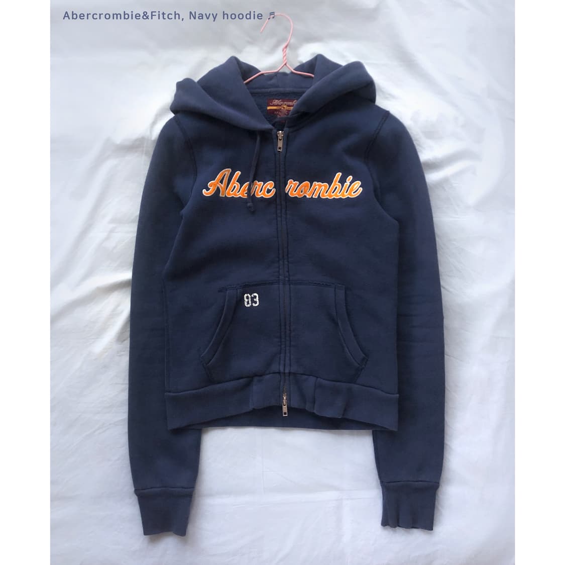아베크롬비 네이비 후드집업 ★ 상품이미지1