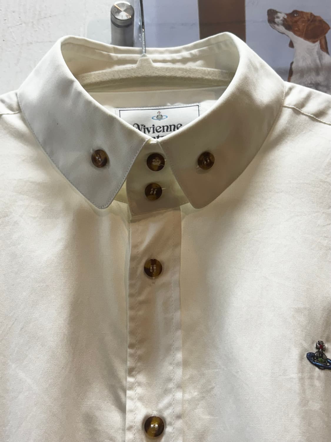 비비안 웨스트우드 맨 화이트 셔츠 상품이미지4