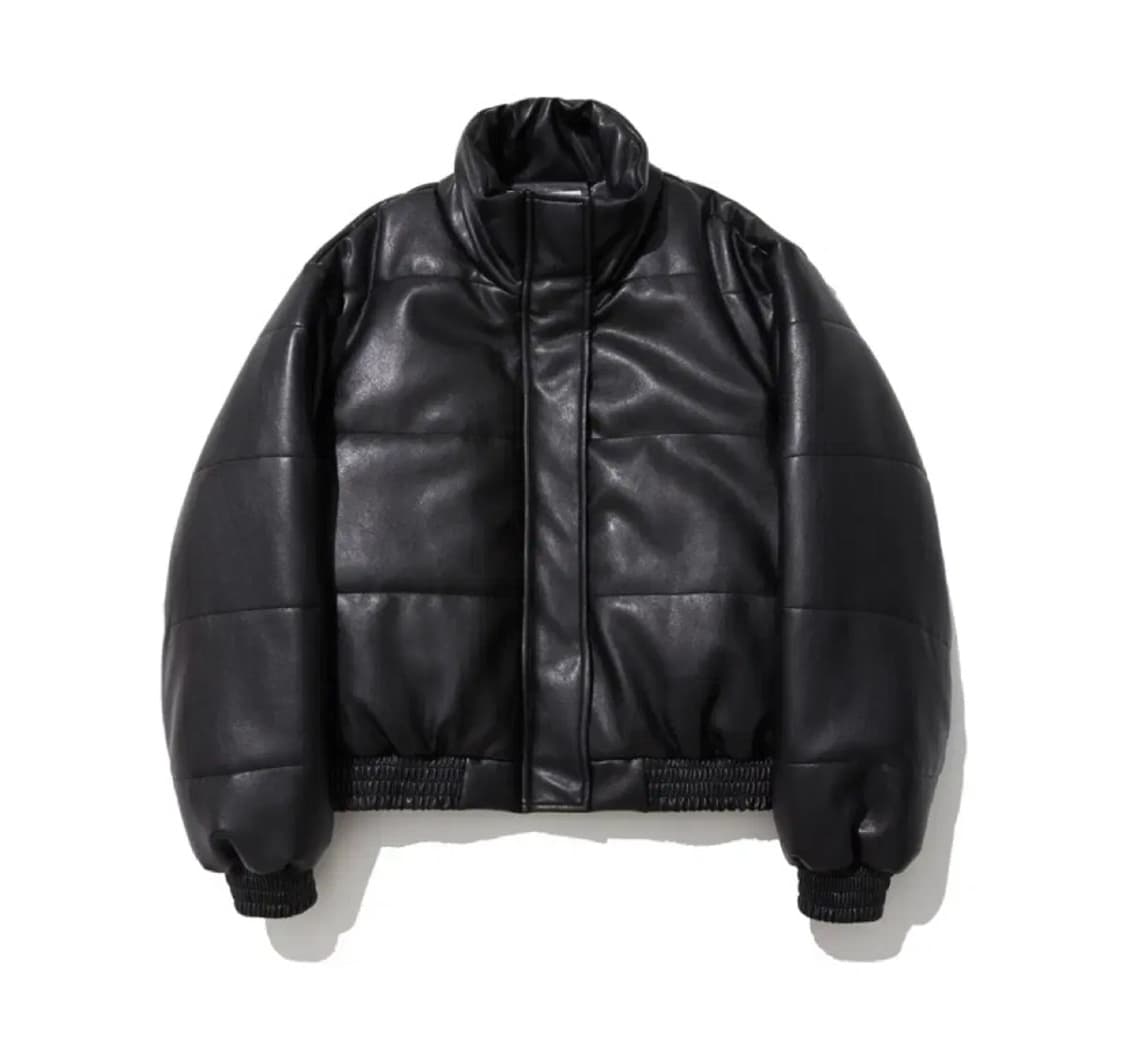 공홈품절 12.9>2.2) 레이디볼륨 560 레더 패딩 상품이미지2