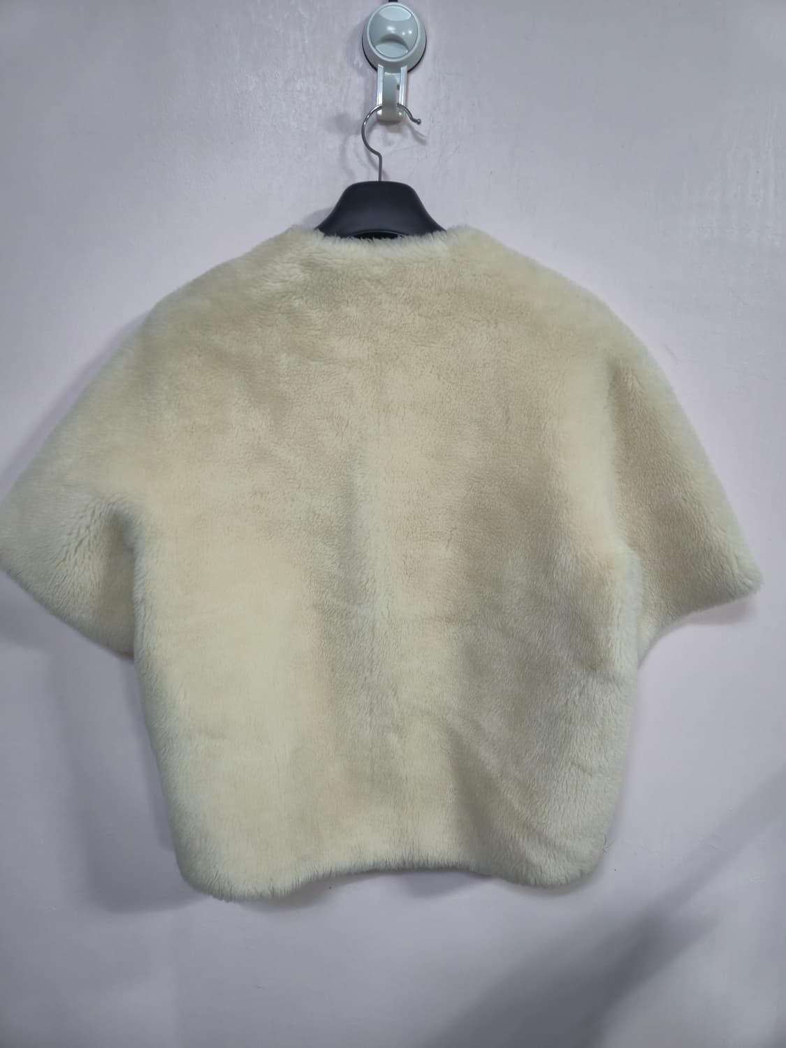 City Gee 아이보리 반팔 숏 퍼 자켓(66) 상품이미지3