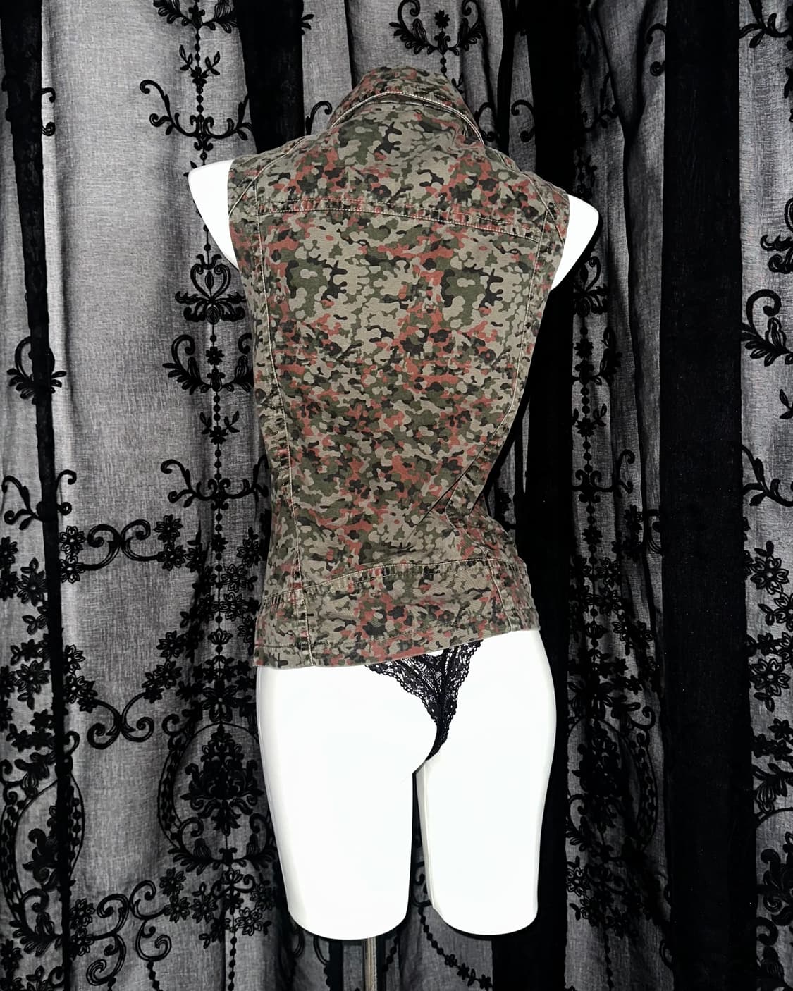 camouflage sleeveless biker vest 상품이미지4