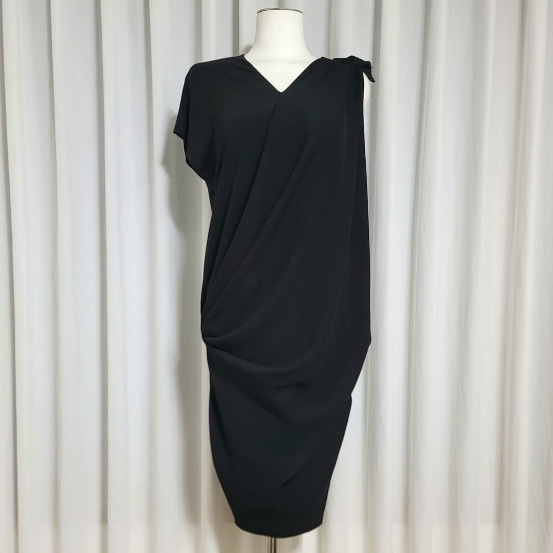 랑방 파리 언발란스 드레스 원피스 (55~날씬66) 상태최상 상품이미지1