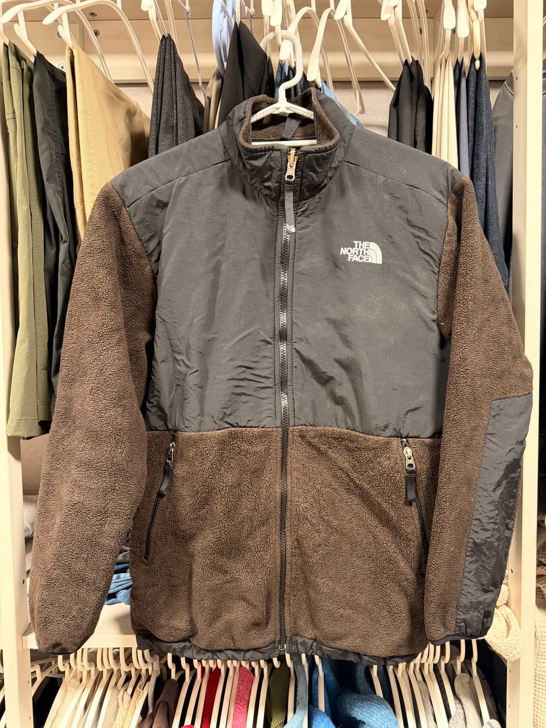 노스페이스 해외판 빈티지 데날리 후리스 초코 브라운 상품이미지1