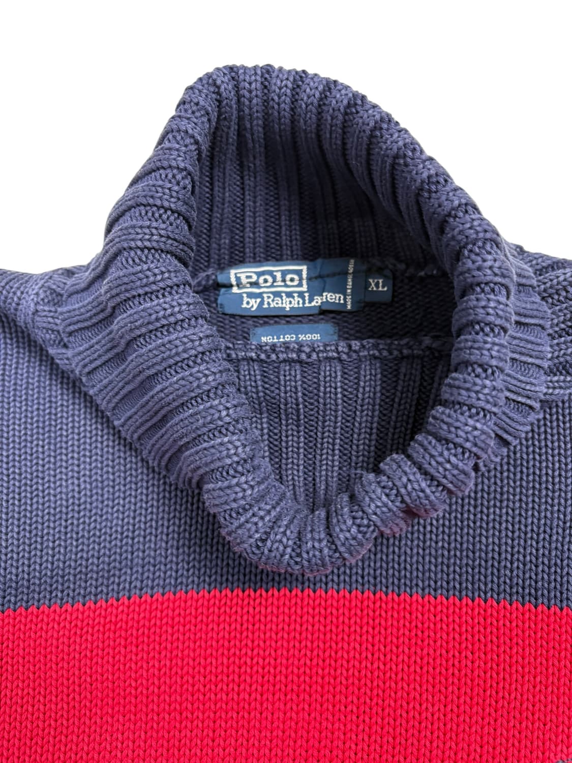 폴로 랄프로렌 터틀넥 니트 네이비 상품이미지7