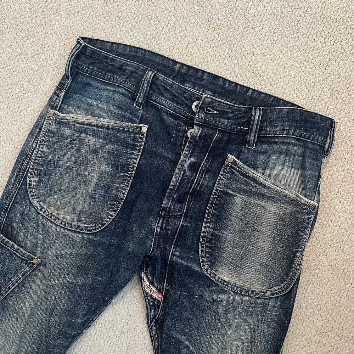 디젤 셀비지 포켓 데님 팬츠 상품이미지2