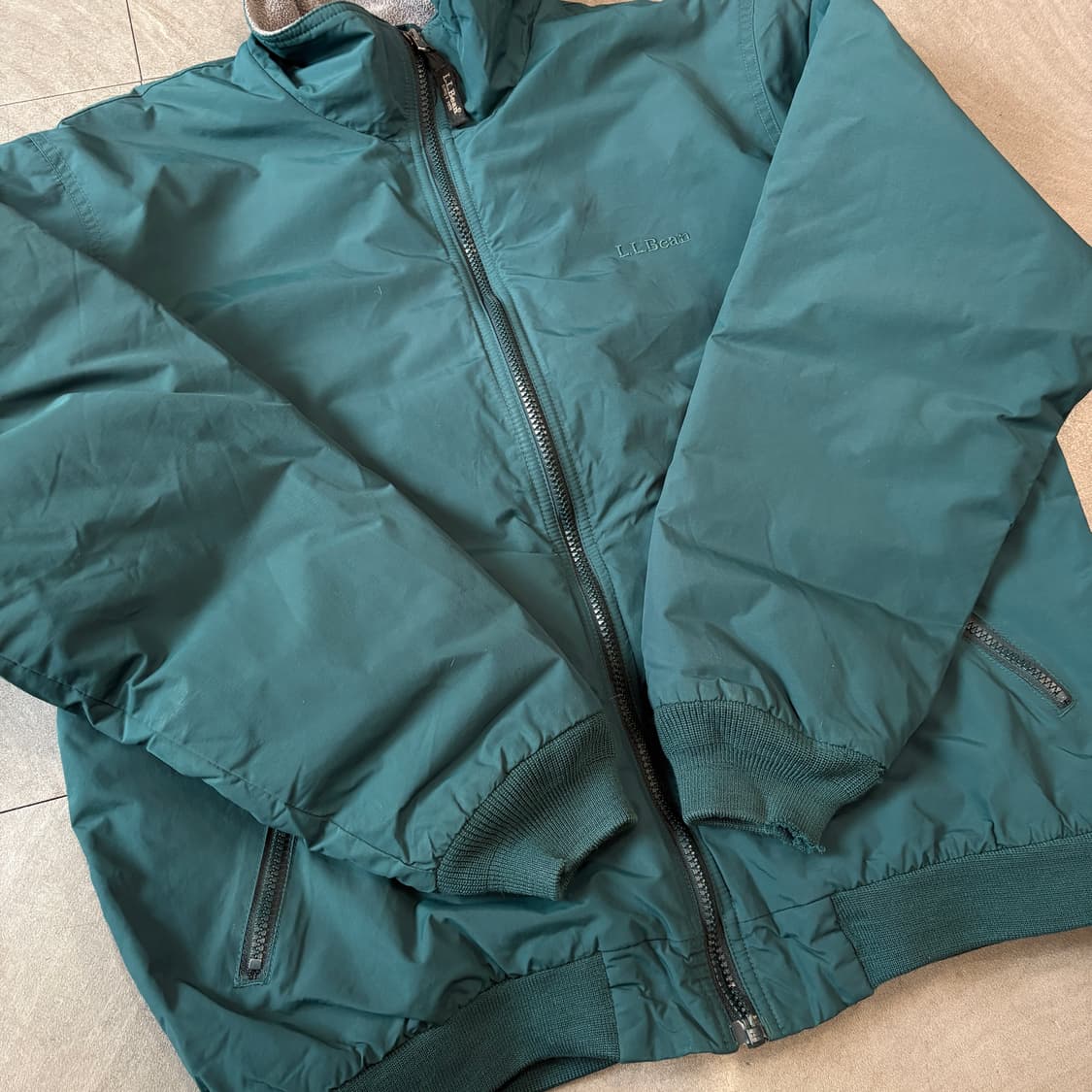 L.L.bean 엘엘빈 그린 컬러 웜업 자켓 상품이미지8